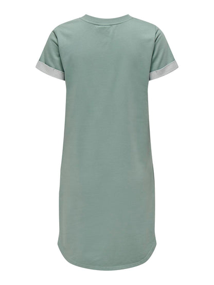 JDYIVY S/S DRESS JRS NOOS Mellomgrå