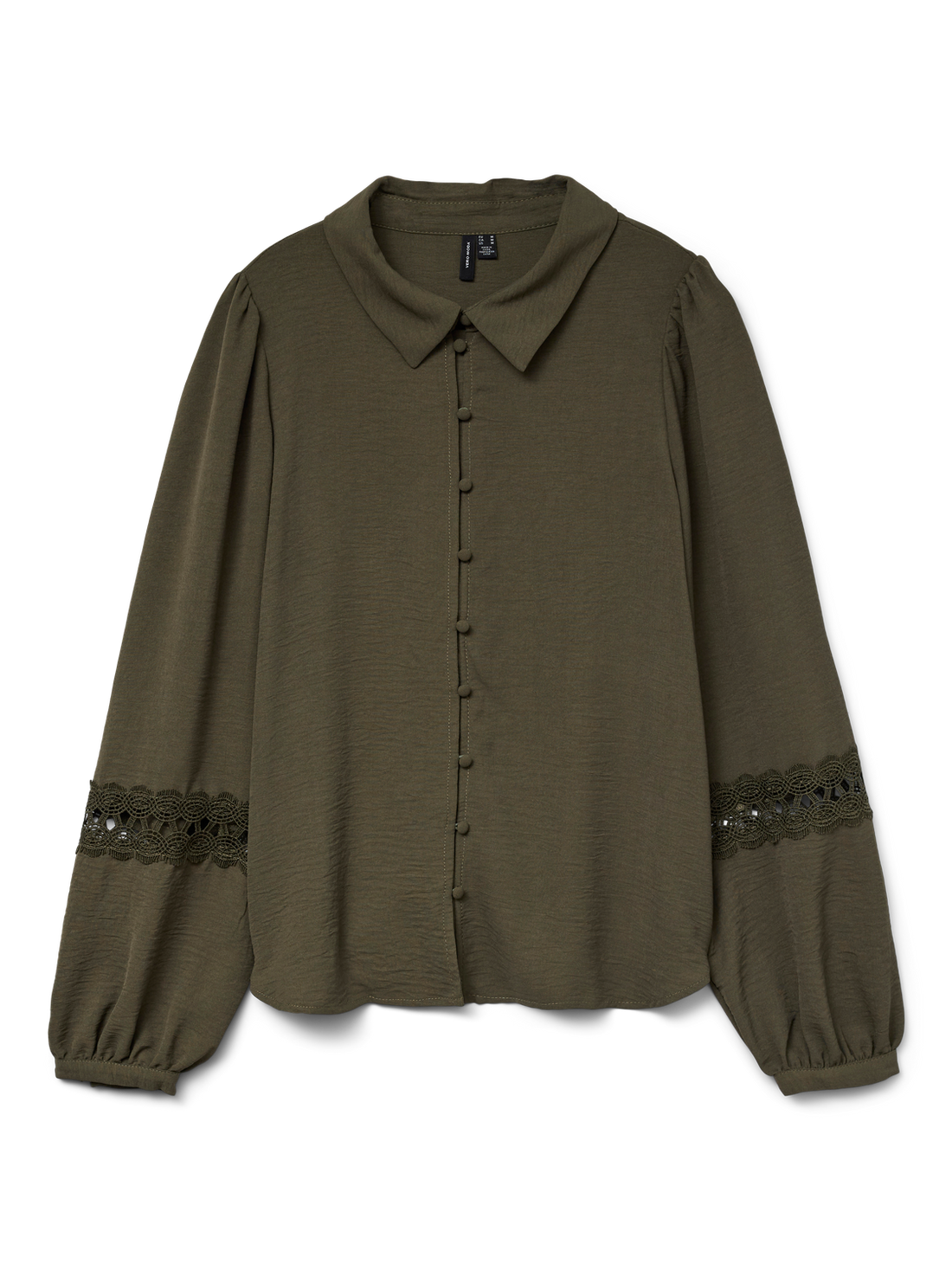 VMALVA LACE LS SHIRT WVN GA BOO Grønn