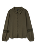 VMALVA LACE LS SHIRT WVN GA BOO Grønn
