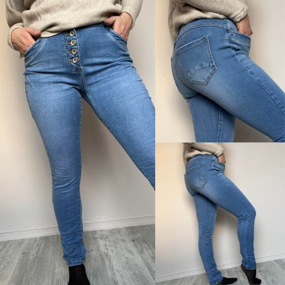 PEPPER JEANS L523 Lyseblå