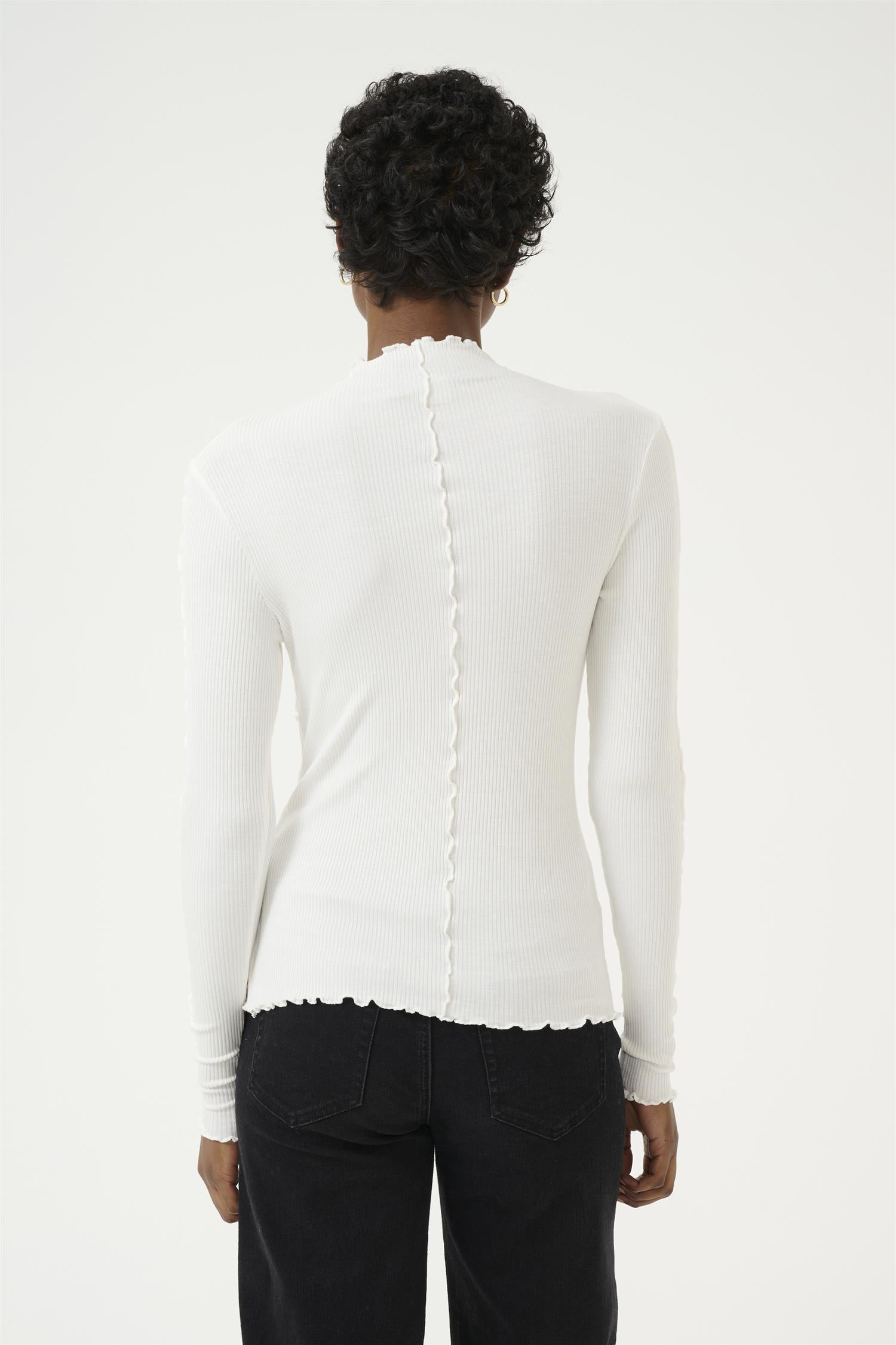 KAkayla Jersey Blouse Off-White