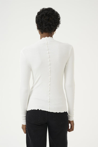 KAkayla Jersey Blouse Off-White