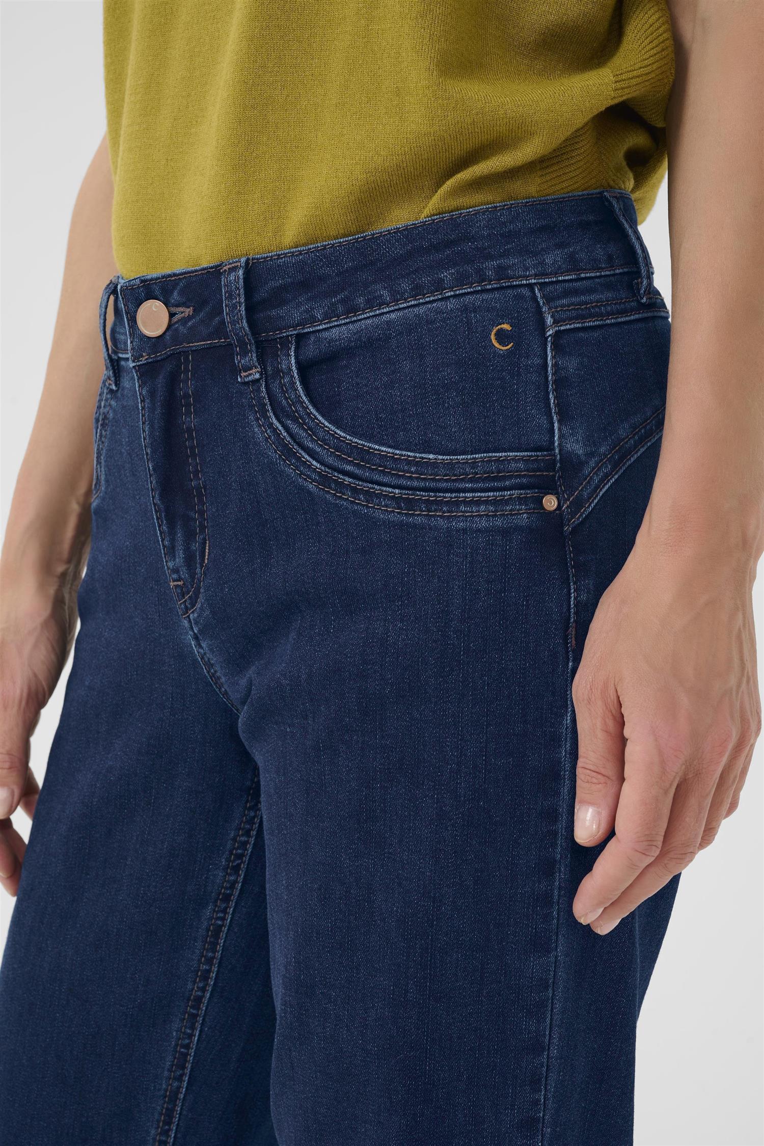 Crlone Straight Leg Jeans - Coco Fit Dark Blue Denim