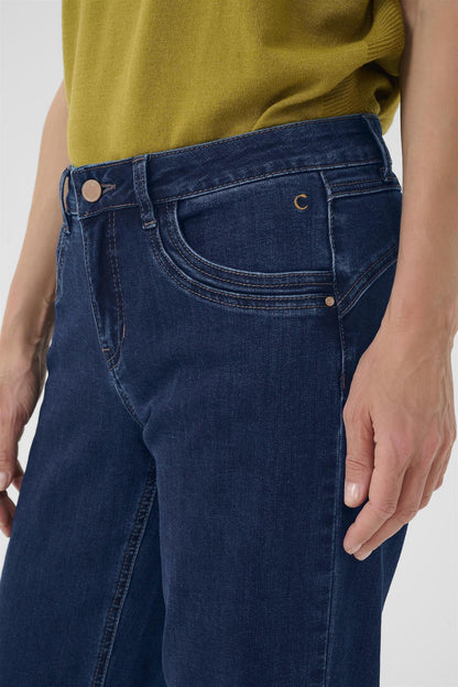Crlone Straight Leg Jeans - Coco Fit Dark Blue Denim