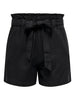 JDYSAY MW LINEN BELT SHORTS WVN NOOS Sort