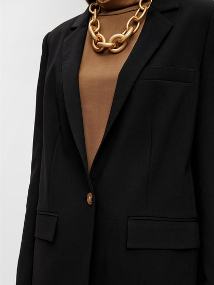 OBJSIGRID L/S BLAZER Svart