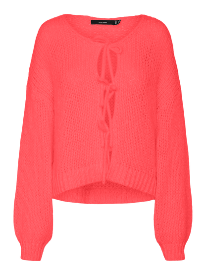 VMALOA LS BOW CARDIGAN GA EXP Mellomrosa