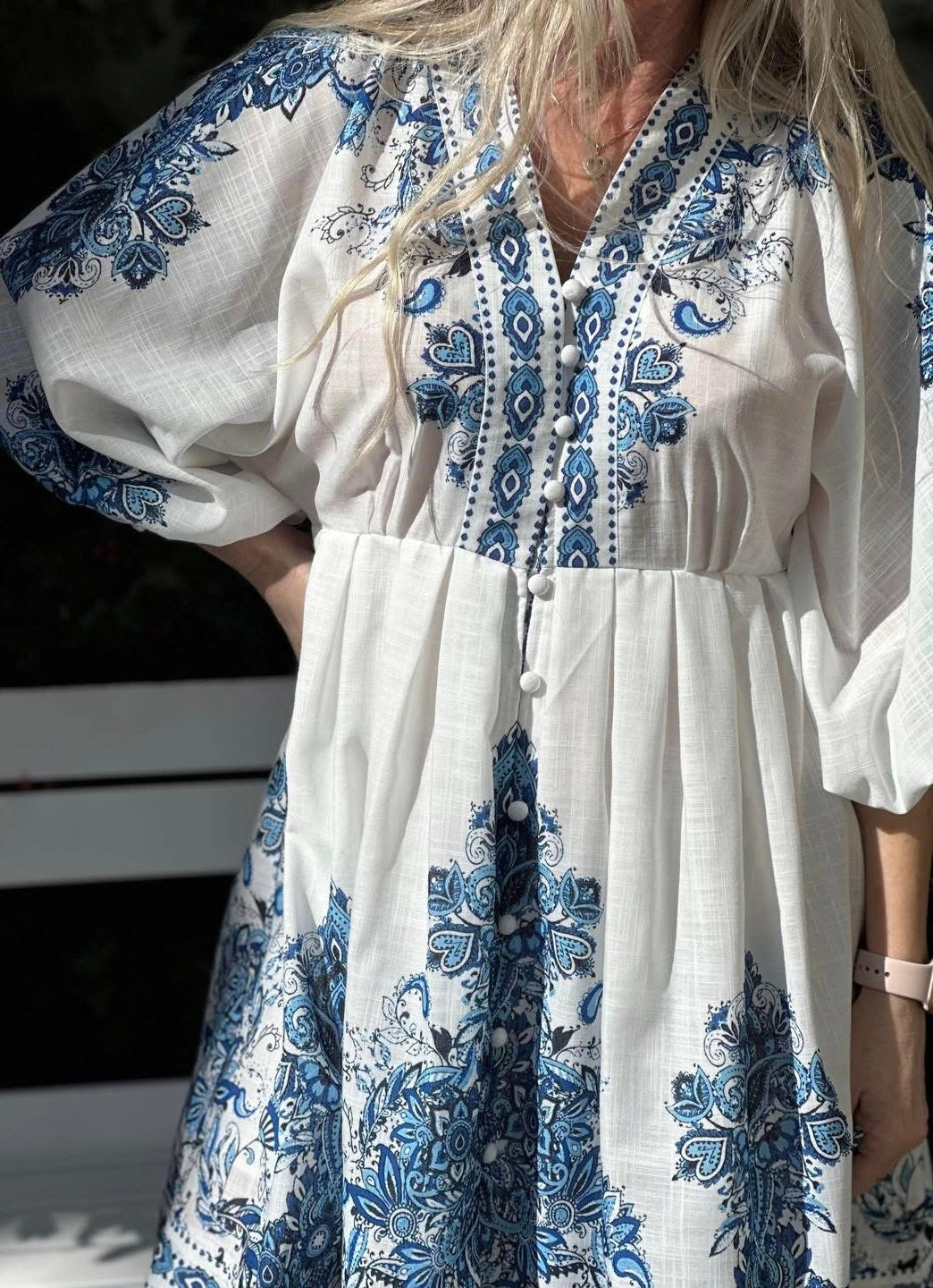 LEANA KJOLE Blå