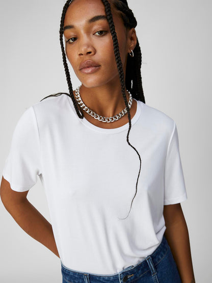 OBJANNIE S/S T-SHIRT NOOS Hvit