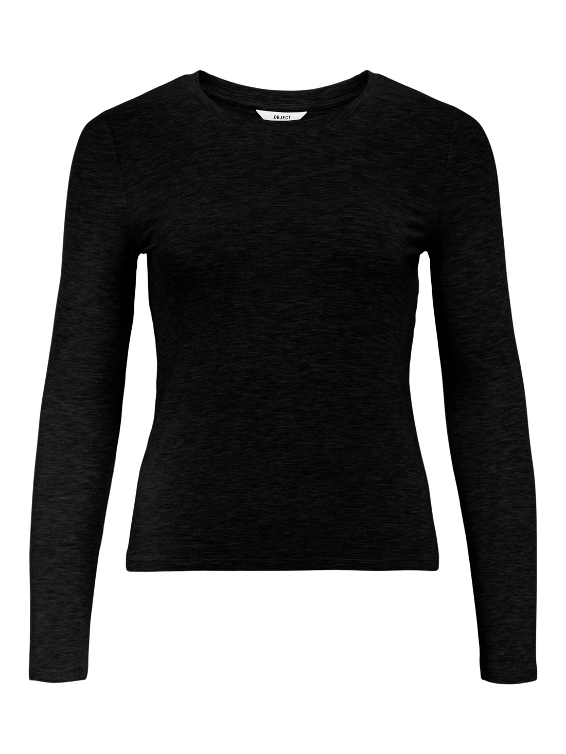 Objzofia Sli L/s O-Neck Top Noos Sort