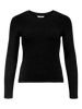 Objzofia Sli L/s O-Neck Top Noos Sort