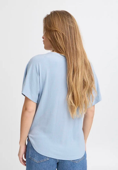 PZGLOVER SS T-SHIRT Lyseblå