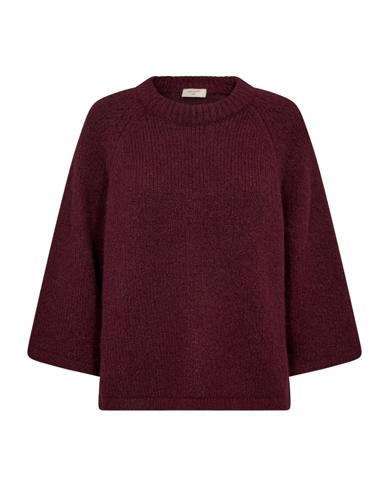 FQGRSLULU-PULLOVER Burgunder