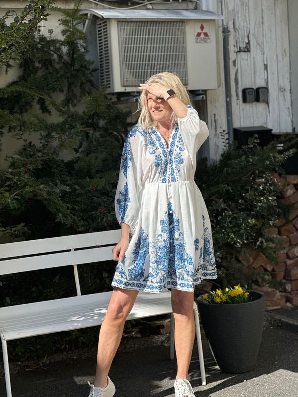 LEANA KJOLE Blå