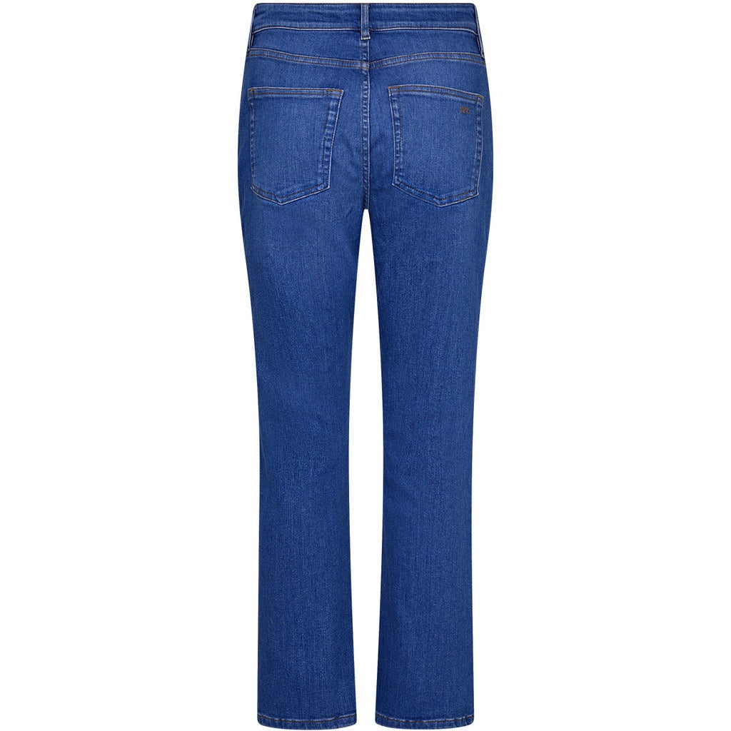 Frida cropped jeans Blå