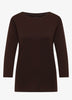 Basic boatneck Brun
