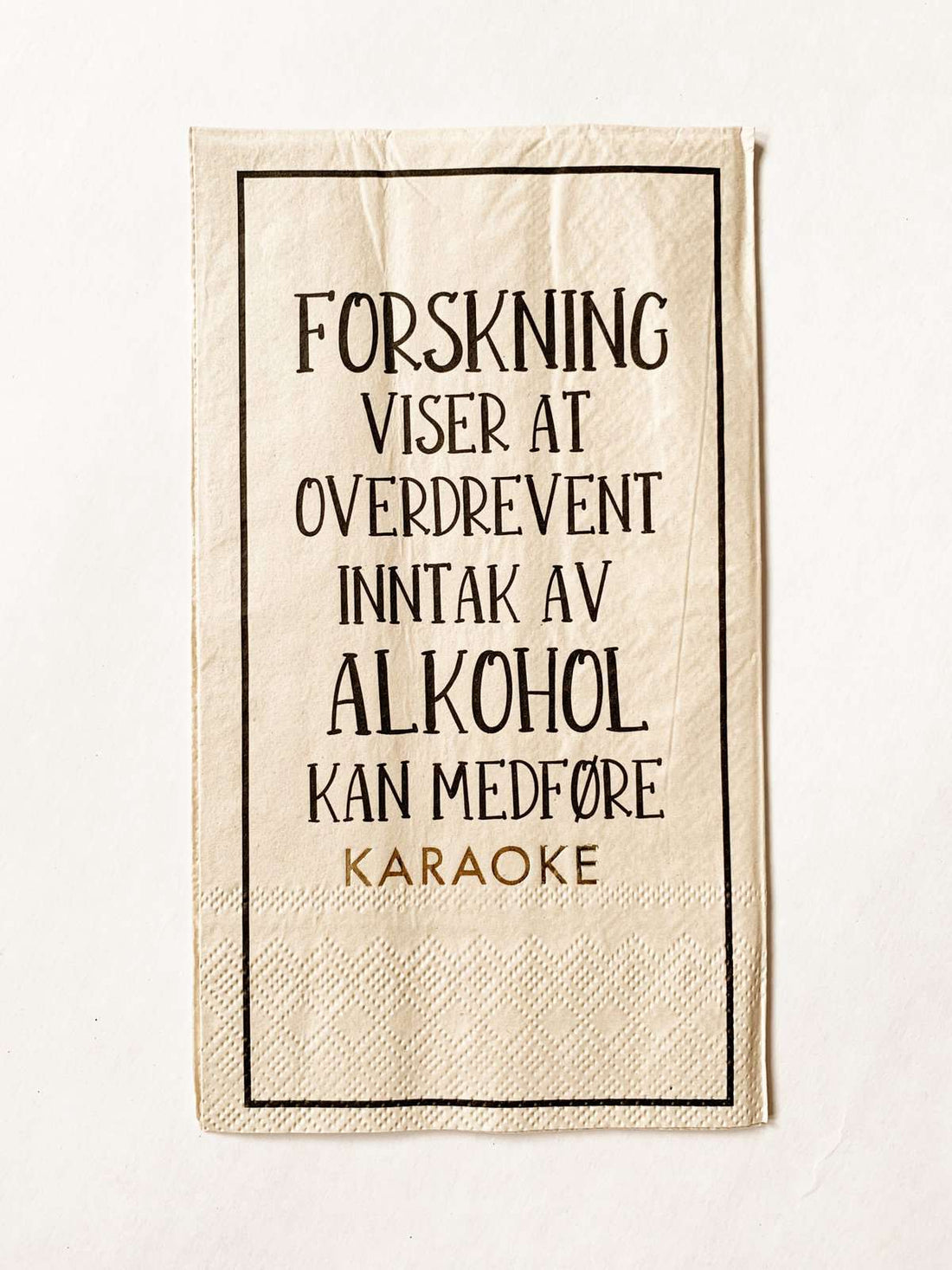 SERVIETT buffe «karaoke»