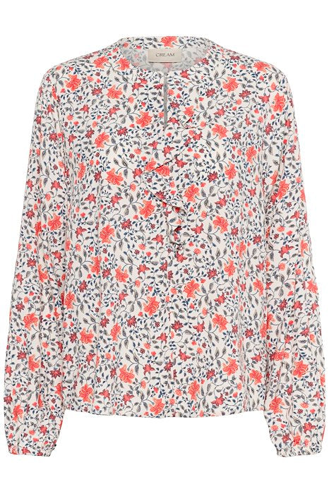 CRNAOMI FLOUNCE BLOUSE Rosa