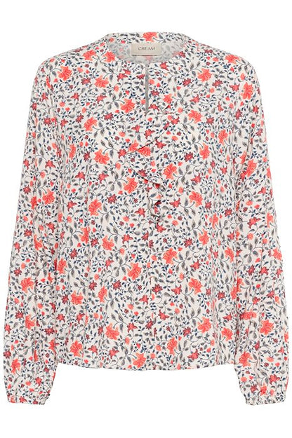 CRNAOMI FLOUNCE BLOUSE Rosa