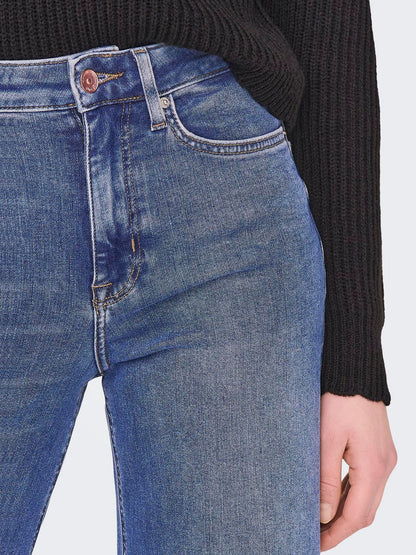 ONLMADISON BLUSH HW WIDE DNM DOT372 NOOS Mellomblå