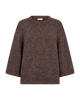 FQGRSLULU-PULLOVER Brun Melert