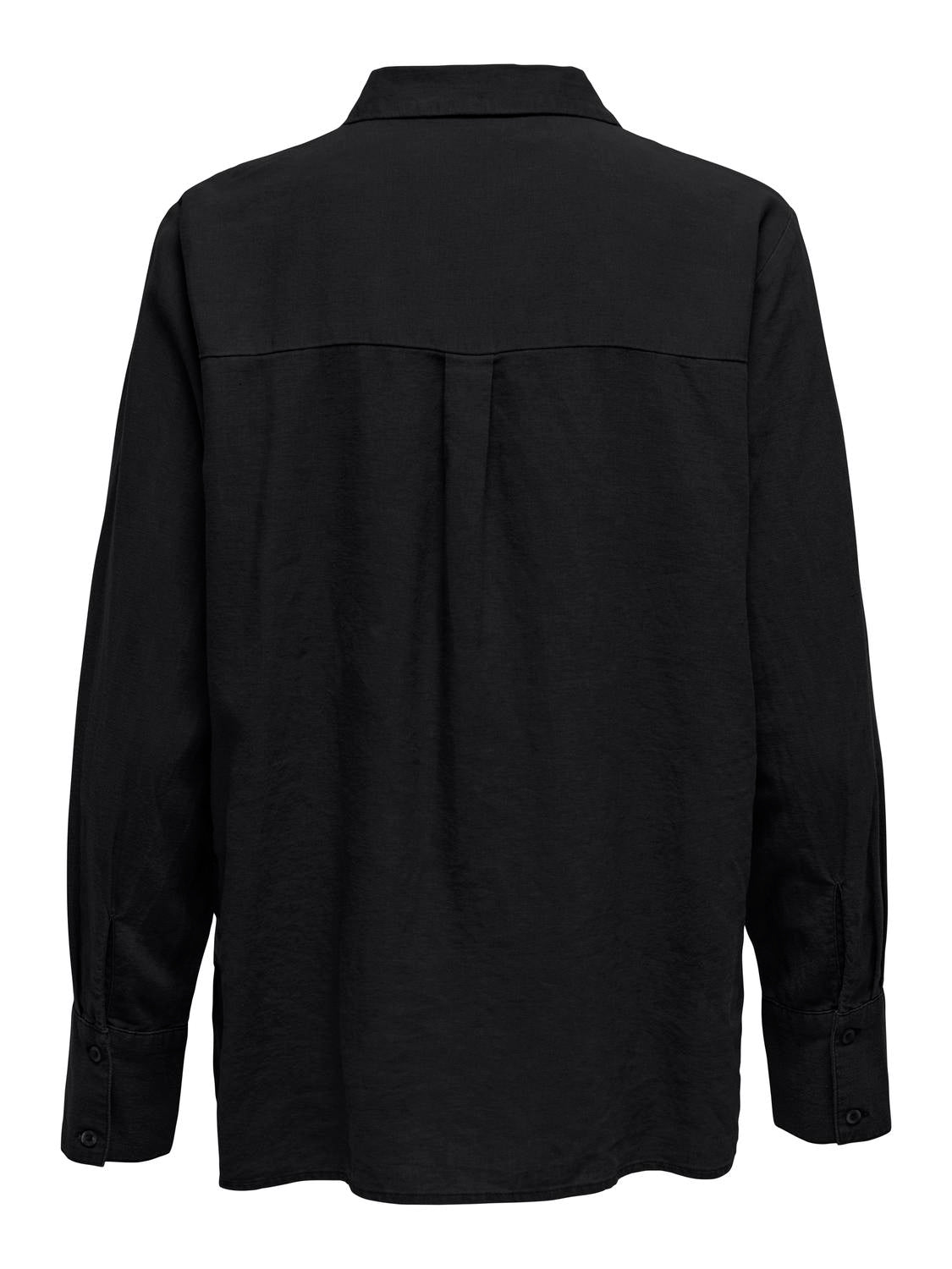 JDYSAY L/S LINEN LOOSE SHIRT WVN NOOS Sort