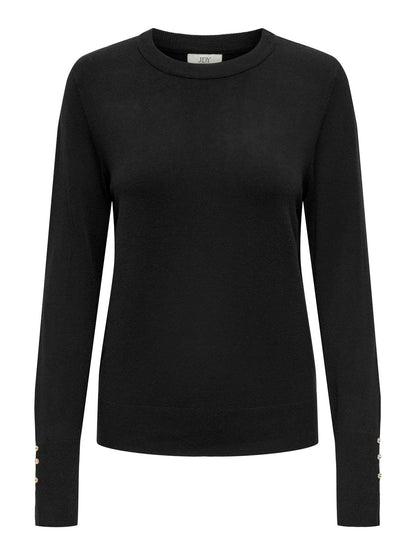 Jdymalou L/s On Button Pullover Knt Noos Sort
