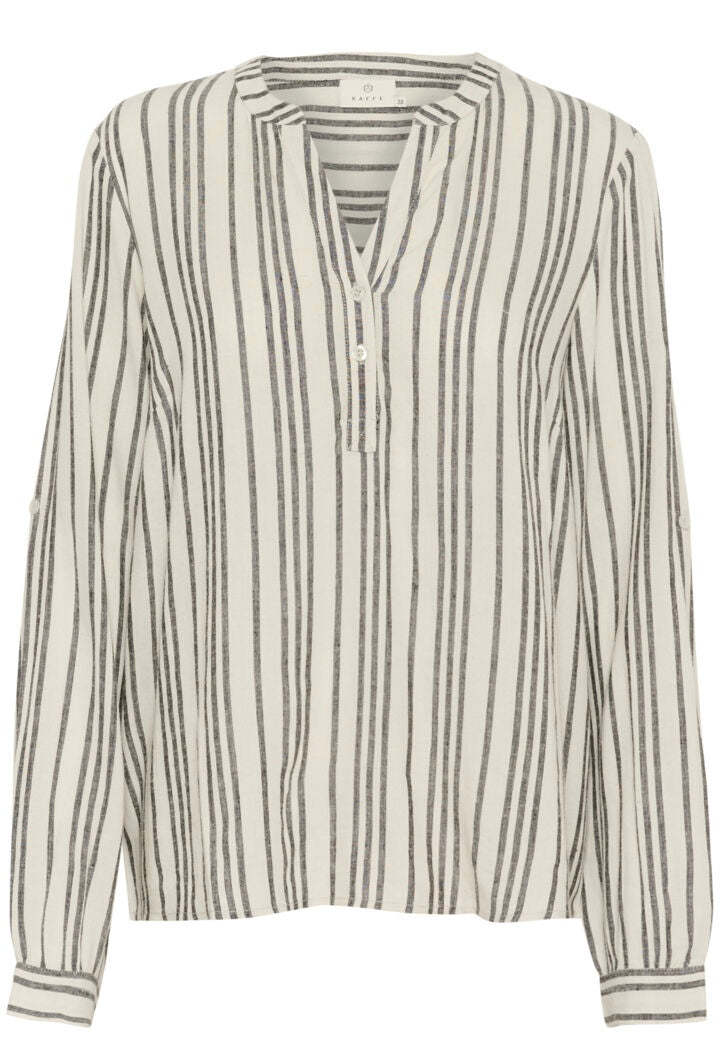 KAmilia Blouse Moonstruck / Black Stripe
