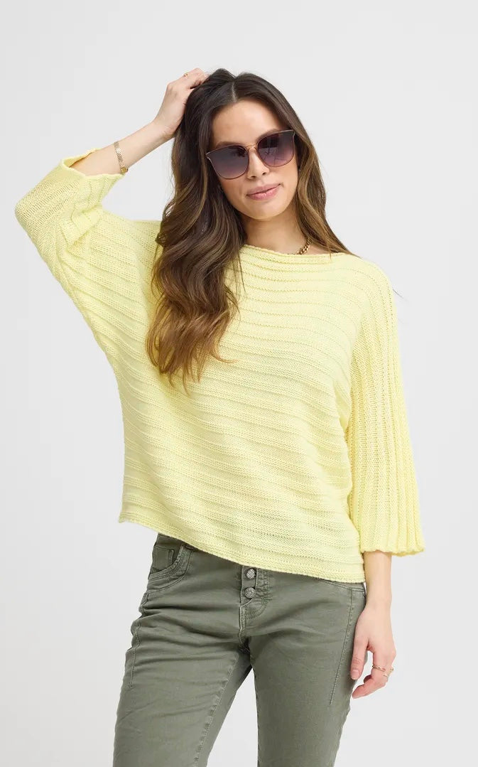 SBSANDRINA KNIT  BLOUSE Lysegul