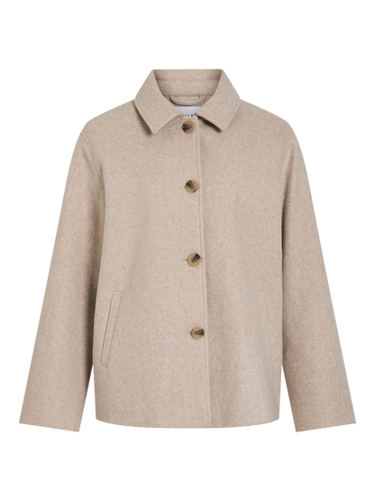 Viclaudia L/s Jacket- Noos Lysebrun