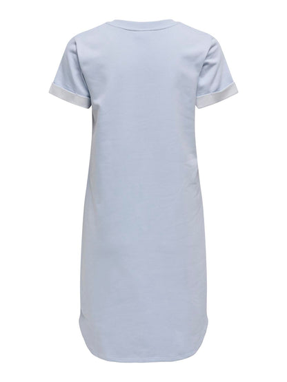 JDYIVY S/S DRESS JRS NOOS Mellomblå