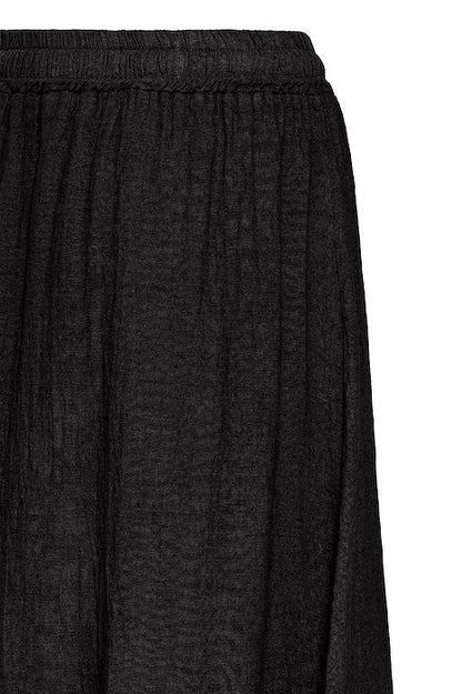 SBFONTANELLE linskjørt Jet Black