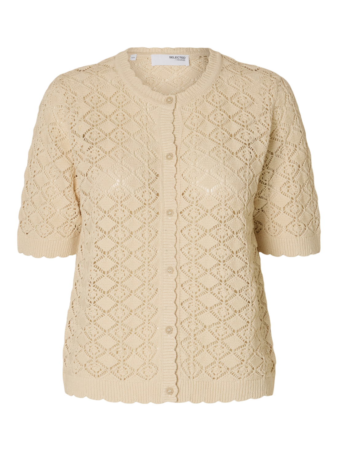 SLFSOFIA 2/4 KNIT CARDIGAN Lysegrå