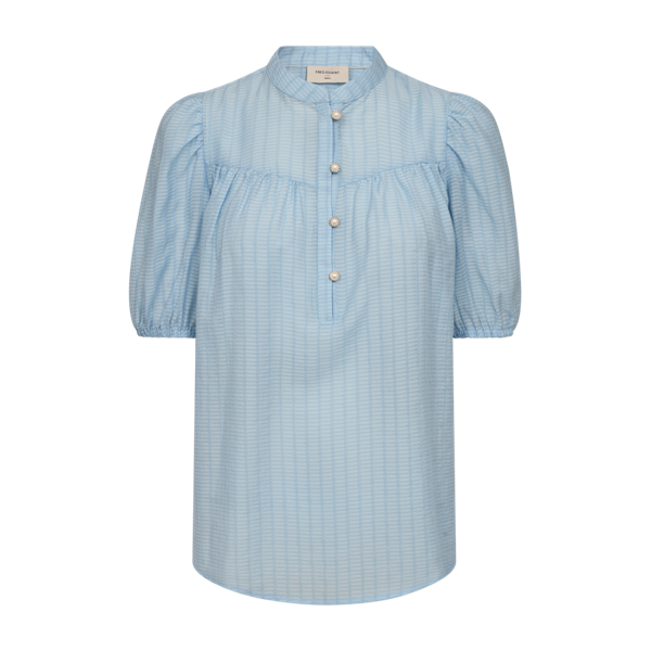 FQEBELLA-BLOUSE Lyseblå