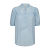 FQEBELLA-BLOUSE Lyseblå