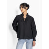 SARI Linen Blouse Svart