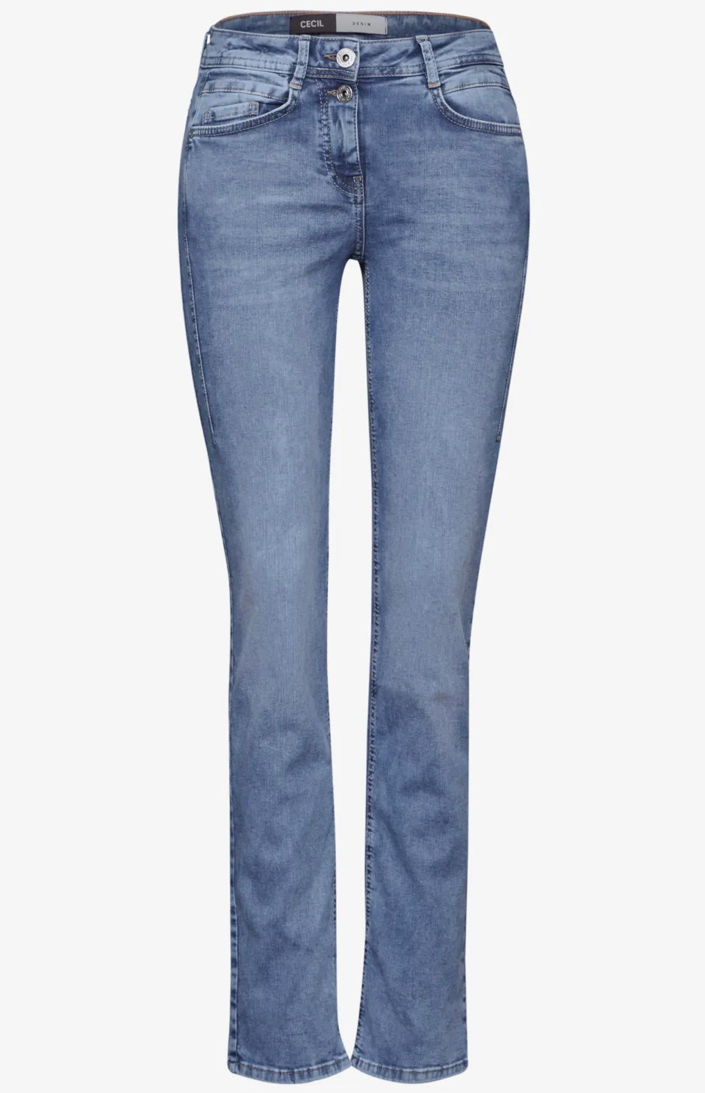 Scarlett straight authen Jeansblå