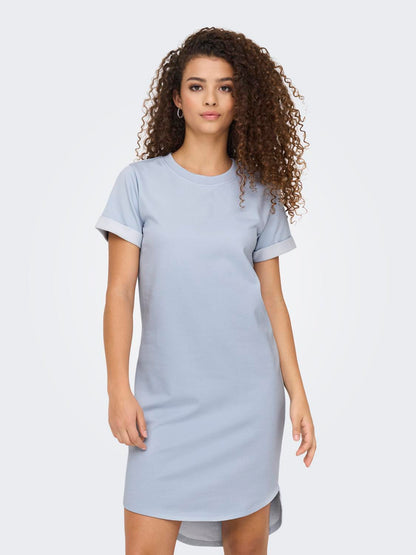 JDYIVY S/S DRESS JRS NOOS Mellomblå