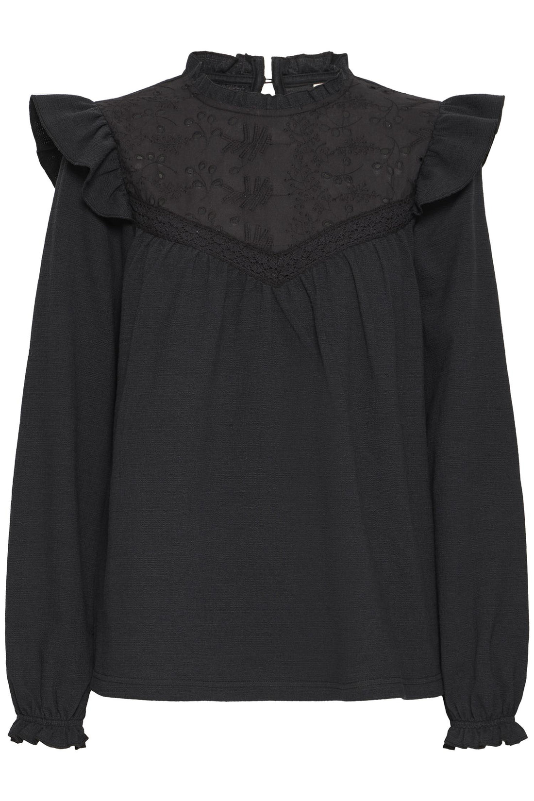 Pzpalmer Blouse Black Beauty