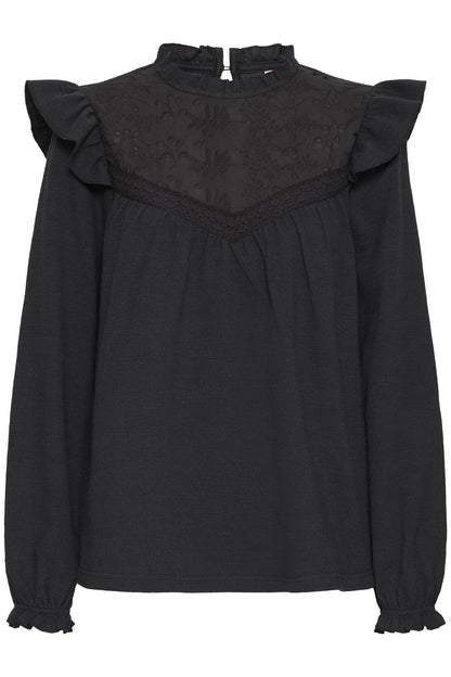 Pzpalmer Blouse Black Beauty