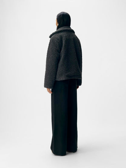 Objfreya Re L/s Jacket Noos Mørkegrå