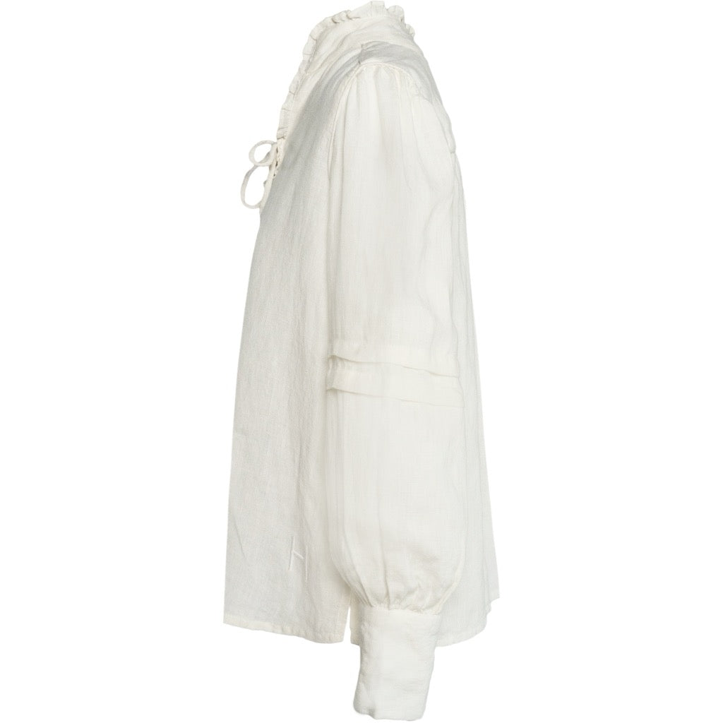 SARI Linen Blouse Hvit