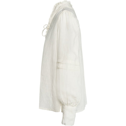 SARI Linen Blouse Hvit