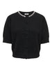 Jdyalva Life 2/4 Embel Cardigan Knt Noos Sort
