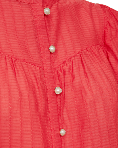 FQEBELLA-BLOUSE Rød