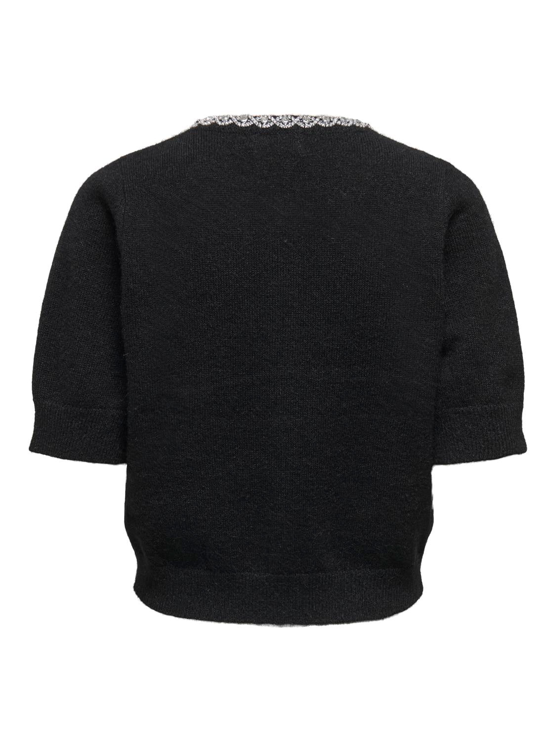 Jdyalva Life 2/4 Embel Cardigan Knt Noos Sort