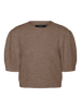 VMNOVAH SS O-NECK PUFF PULLOVER GA NOOS Lysebrun