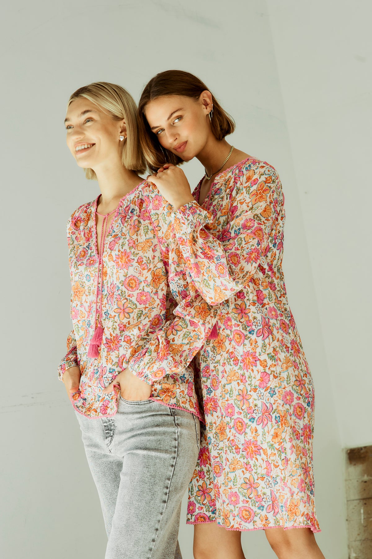 FQCARIN-BLOUSE Hvit