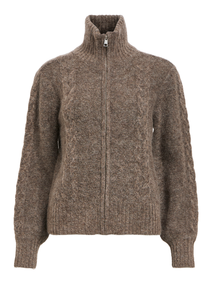 Objnete Lo Knit Cardigan Noos Mellomgrå