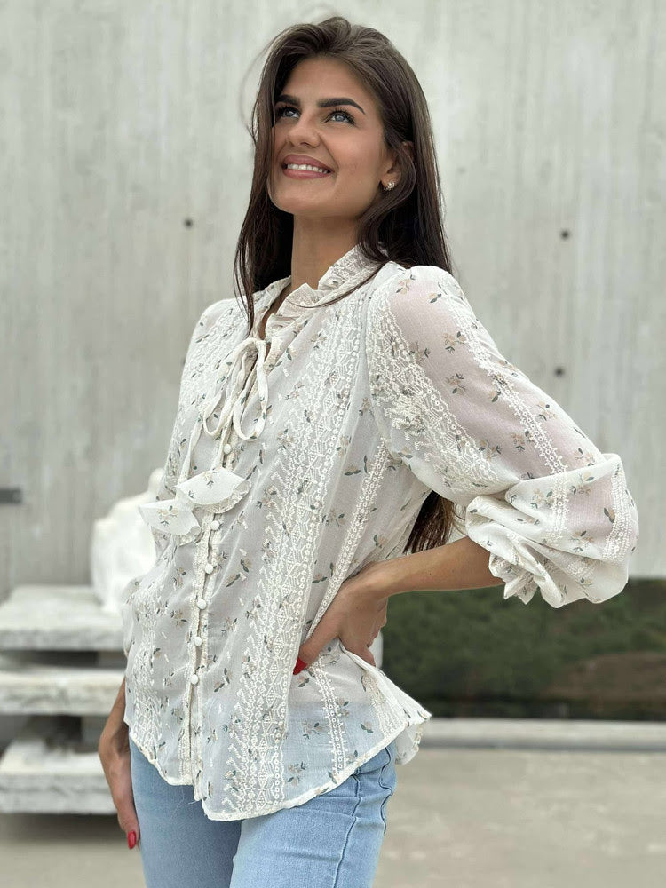 ZENIA BLUSE Beige
